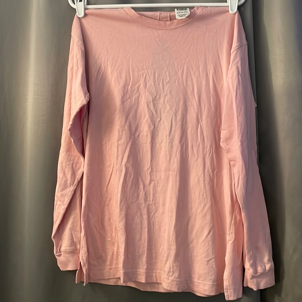 PINK Open-Back Oversized Tee